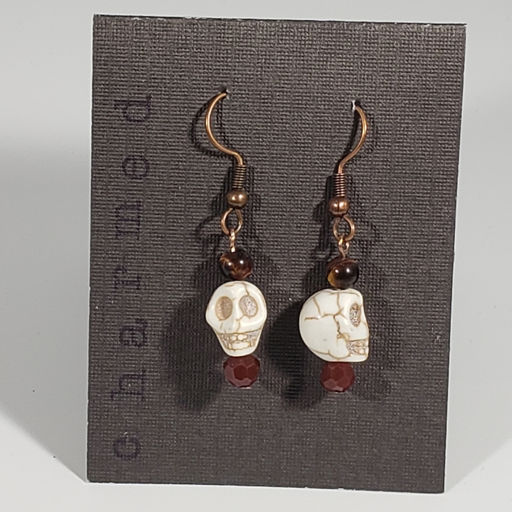 🍀 Skull Earings